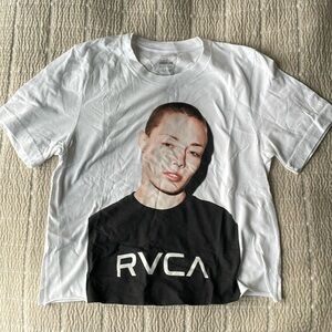 THUG ROSE RVCA TEE (CROPPED) size S